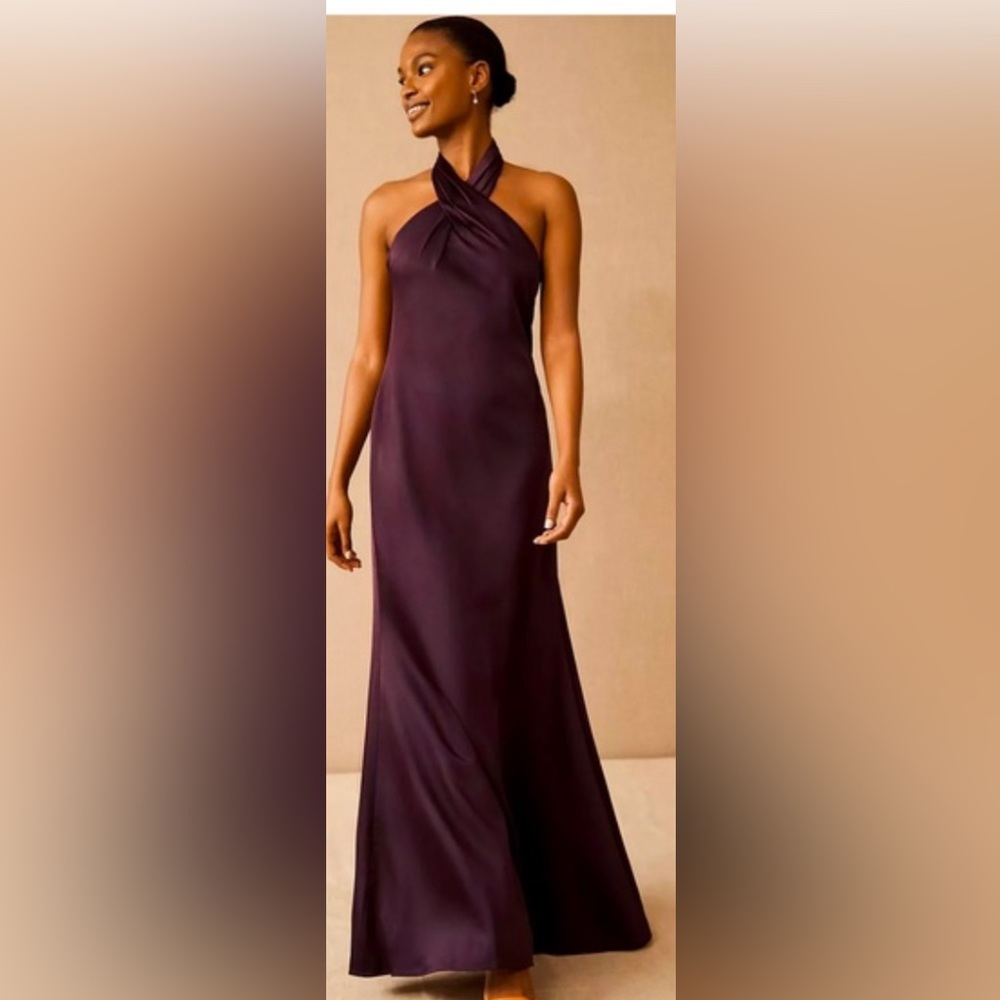 BHLDN Ruby Dress in Eggplant